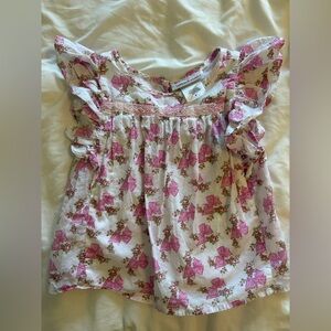 American Girl x Love Shack Fancy Floral Pink Top